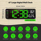 🌙 Auto-Dim, Always Readable – 16" Wall Clock with Room Temperature Display. Free UK Delivery