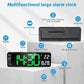 🌙 Auto-Dim, Always Readable – 16" Wall Clock with Room Temperature Display. Free UK Delivery