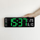 🌙 Auto-Dim, Always Readable – 16" Wall Clock with Room Temperature Display. Free UK Delivery