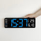 🌙 Auto-Dim, Always Readable – 16" Wall Clock with Room Temperature Display. Free UK Delivery