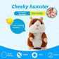 🎉LAST DAY SALE 50% OFF!!🎁Talking Hamster Plush Toy, Interactive Repeating Hamster Stuffed Doll for Kids & Party Gift 🐹