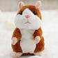 🎉LAST DAY SALE 50% OFF!!🎁Talking Hamster Plush Toy, Interactive Repeating Hamster Stuffed Doll for Kids & Party Gift 🐹