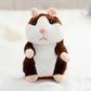 🎉LAST DAY SALE 50% OFF!!🎁Talking Hamster Plush Toy, Interactive Repeating Hamster Stuffed Doll for Kids & Party Gift 🐹