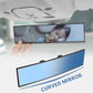 🚗 Wide Car Curved Rear View Mirror – Wide Angle & Blind Spot Reducer | Universal Easy Clip-On, Installs in Seconds🛡️