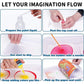 🌊🎨The Hottest Art Trend of 2025!🎨 Water Marbling Paint Art Kit - Inspire Creativity, Endless Fun!