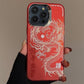 ⏳Only £7.99 !!! 📱Lucky Dragon Pattern Phone Case, Protective Cover For iPhone🐉