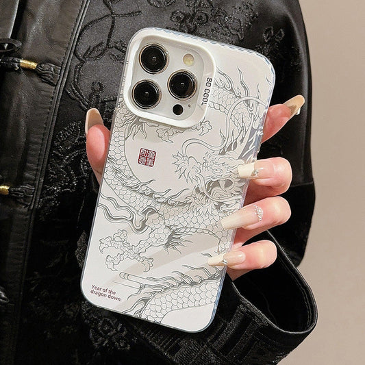 ⏳Only £7.99 !!! 📱Lucky Dragon Pattern Phone Case, Protective Cover For iPhone🐉