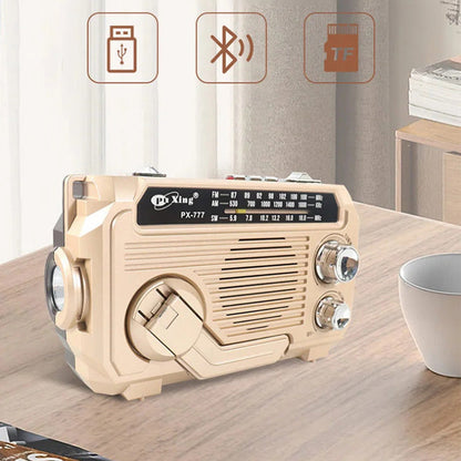 🎄 Festive Sale! ⏰ Multi-Function Hand Crank Portable Radio & Torch – Stay Connected & Lit During Power Cuts, Camping & Emergencies 🔦