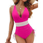 💃Vacation Sale 49% OFF💃Tummy Control One Piece Drawstring Swimsuits