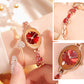 🎀⌚Womne's Colored Zircon Bracelet Watch