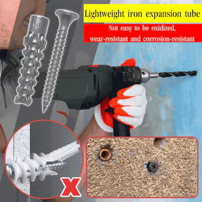Upgraded Serrated Iron Expansion Screws 🔩 Lock Tight, Hold Strong – A Fixing That Won't Let Go ✨
