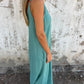 🍧Summer Hot Sale 49% OFF💞Women's Casual Loose Cotton-Linen Blend Jumpsuit with Pockets and Adjustable Straps
