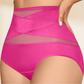 PLUS-SIZE HIGH-WAIST CROSS TUMMY CONTROL PANTIES