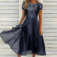 🎉 2026 Sale — Over 31,000 Sold! 💞 Women's Elegant Round Neck Lace Dress – Formal & Casual, Timeless Grace 🌸✨