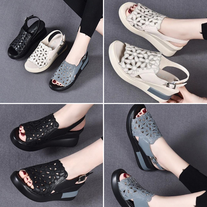 Open-Toe & Cut-Out Wedge Sandals