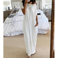 🔥Last Day Special Discount💃Women's Summer Casual Loose Solid Color Short-Sleeve Long Dress