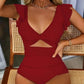 Sexy Ruffled One-piece Swimsuit