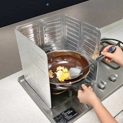 🛡️ Stop Oil Splatter Before It Starts – Kitchen Splash Guard, Heat-Resistant & Easy Clean. 50% Off. UK Stock