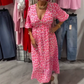🏖️Summer Cool Deal 50% OFF🎀Women's V-Neck Printed Dress