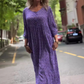 Women's Casual Round Neck Printed Dress