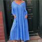 Women's Casual Round Neck Printed Dress