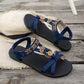 🎁 New Arrival 50% OFF 💥 Women's Round-Toe Flat Breathable Sandals – Soft, Cushioned & Perfect for Summer Days & Holidays 🌸✨