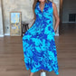 Women’s Fashion Print Sleeveless Maxi Dress