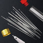 🧵🪡37 Pcs Large Eye Sewing Needles Set - Big Eye Needles for Easy Threading | Heavy Duty Hand Needles for Leather, Denim, Yarn & Craft