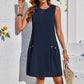 Women's Sleeveless A-Line Mini Dress