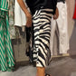 Women's Knot Front Blouse & Midi Skirt Casual Set