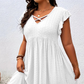 ⏳ Time-Limited Special ⏰ Women's V-Neck Ruffle Trim Dress – Flattering, Soft & Perfect for Any Event 🌸✨