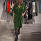 ✨ 2025 New Women's Stylish V-Neck Glitter Midi Dress