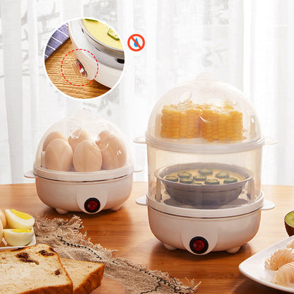 🔥Hot Sale! 🍳Multi-Function Mini Egg Steamer with Auto Power-Off – Quick, Safe & Hassle-Free Breakfasts at Home ✨