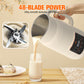 🥛 8-in-1 Nut Milk Maker – 48-Blade Stainless Steel & Keep-Warm Tech, Fresh Plant Milk at Home Made Easy ✨
