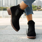 🎁 Hot Sale 49% OFF 🔥Women's Solid Elastic Low Heel Ankle Boots