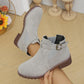 🎁 Hot Sale 49% OFF 🔥Women's Solid Elastic Low Heel Ankle Boots