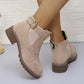 🎁 Hot Sale 49% OFF 🔥Women's Solid Elastic Low Heel Ankle Boots