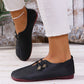 Women's Soft Synthetic Leather Flat Shoes