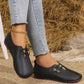 Women's Soft Synthetic Leather Flat Shoes
