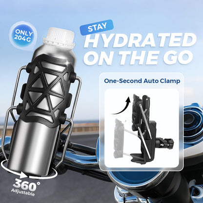 ⏳ 50% OFF! 🧽 Adaptive Cycling Bottle Holder & Cleaning Brush🚴– Adjustable Secure Fit, Easy-Maintain, Lightweight Bike Bottle Cage with Brush for Road & Mountain Bikes ✨