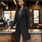Women's Classic Mid-Length Elegant Coat