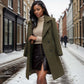 Women's Classic Mid-Length Elegant Coat