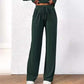 Asymmetrical Long-Sleeve T-Shirt & Wide-Leg Pants Set