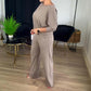 💥💥Elegant Longline Cardigan & Top & Pants 3-Pieces Set
