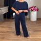 💥💥Elegant Longline Cardigan & Top & Pants 3-Pieces Set