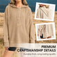 🎉 LIMITED TIME 50% OFF! 🧥 Women's Fashion Long Sleeve Hoodie – V-Neck Button Detail, Relaxed Fit & Side Slits – Effortlessly Chic 🌸✨