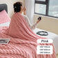 ✨ The Look of Rabbit Fur, The Price of Flannel – Cozy Throw for Sofa, Office & Travel. Free UK Delivery