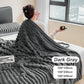 ✨ The Look of Rabbit Fur, The Price of Flannel – Cozy Throw for Sofa, Office & Travel. Free UK Delivery