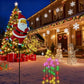 ✨ Light Up the Festive Season – Weather-Resistant Solar Santa Decor, Auto On/Off. Free UK Delivery