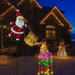 ✨ Light Up the Festive Season – Weather-Resistant Solar Santa Decor, Auto On/Off. Free UK Delivery